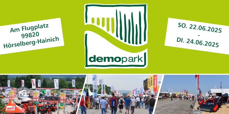 Banner zum Demopark in Eisenach