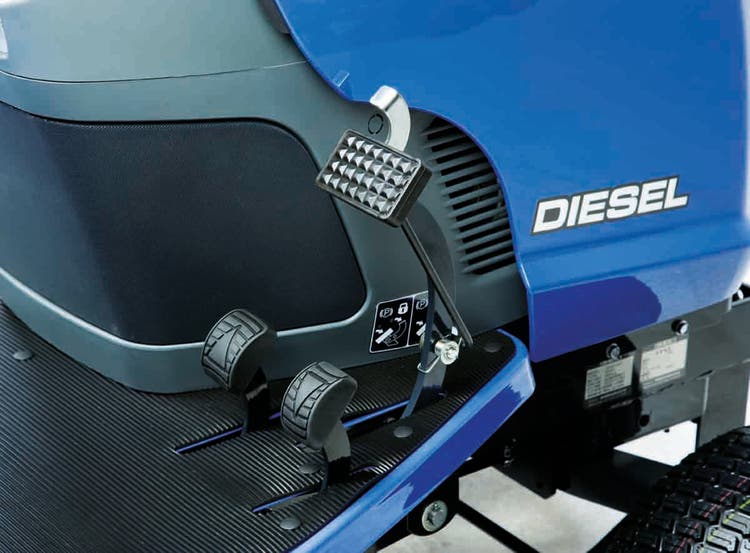 Pedale des Iseki SXG 3+