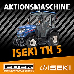 Iseki TH5 Kommunalschlepper bei EDER Kommunalmaschinen