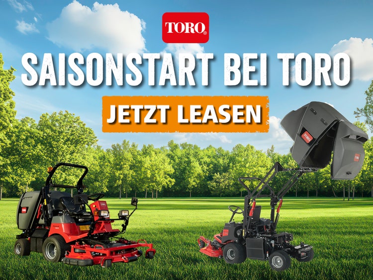 Saisonstart bei Toro mit tollen Leasingangeboten