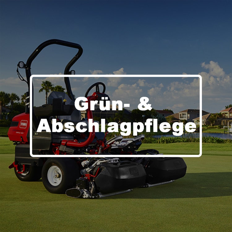 Vorschaukachel mit Bild eines Greenmasters und Beschreibung Grün- & Abschalgpflege