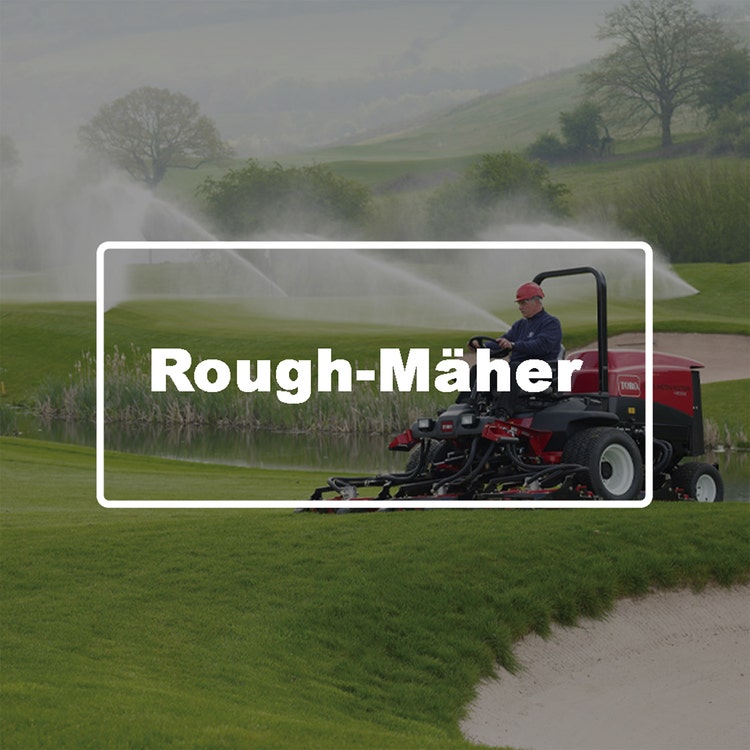 Bild eines Toro Rough Mähers mit Beschriftung