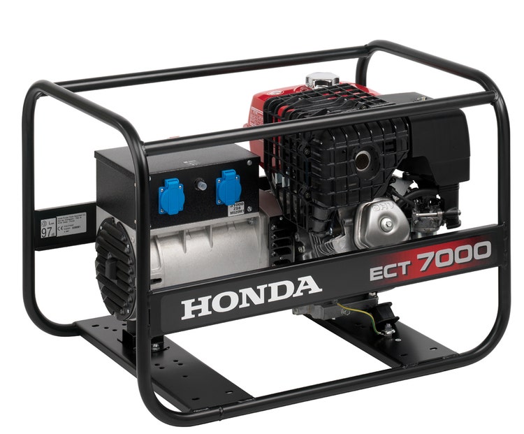 Seitenansicht Honda ECT 7000 Stromerzeuger