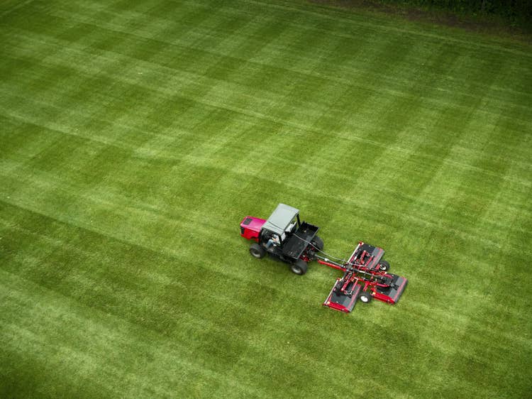 Toro Groundsmaster 1200 von oben