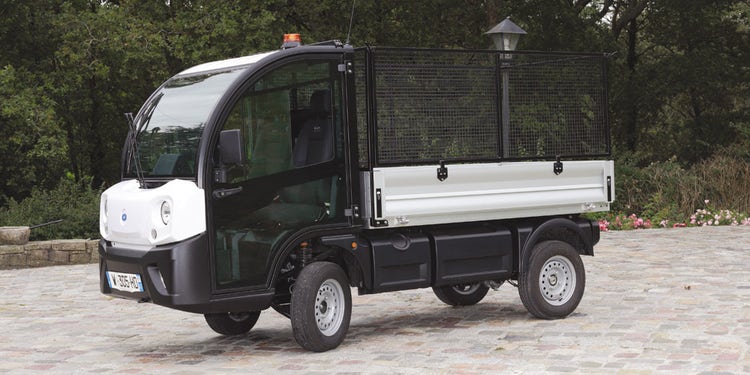 Seitenansicht Goupil G4 Elektro-Nutzfahrzeug