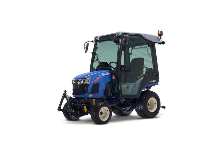 Diagonalansicht Iseki TXGS 24 Traktor