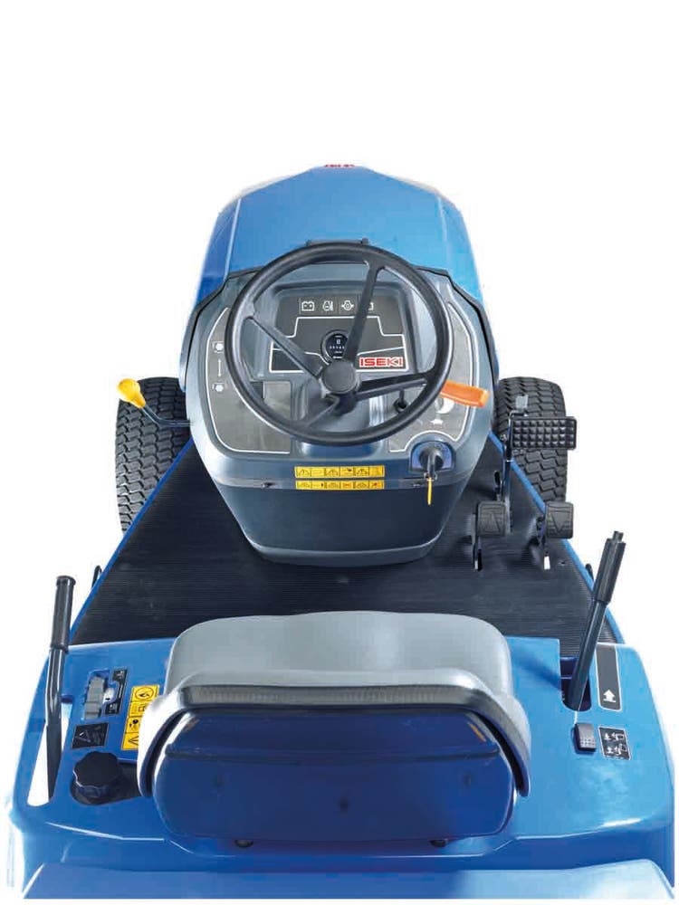 Detailaufnahme Iseki SXG 216+ Mähtraktor
