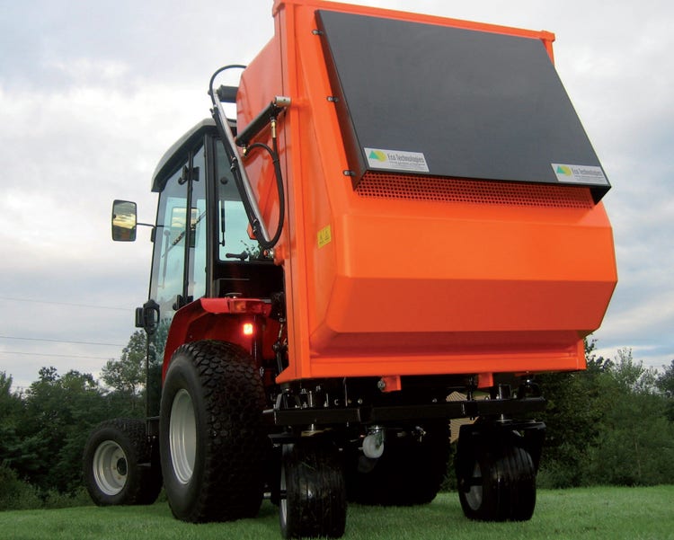 EcoTech GS 1S Gras- und Laubsauger von hinten