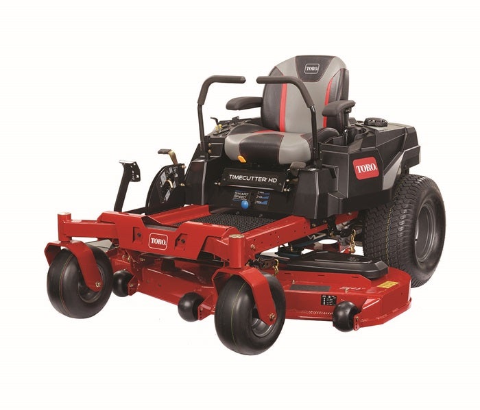Diagonalansicht Toro TimeCutter HD X 5450 CE Zero-Turn-Mäher