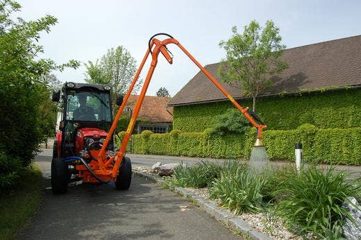 Bewässerung mit Sprüharm von Ecotech Multi-Wash-System