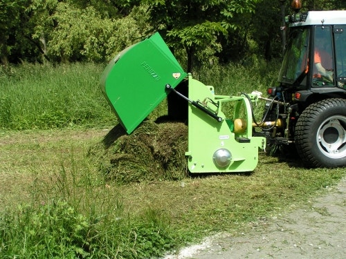 Peruzzo Forstmulcher Canguro mit offener Klappe