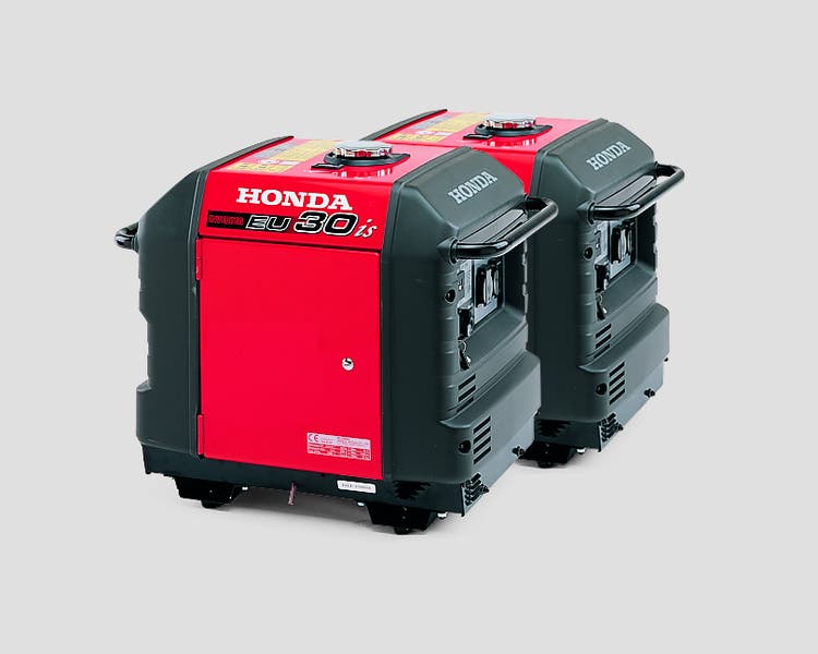 2 Honda EU 30is Stromerzeuger hintereinander