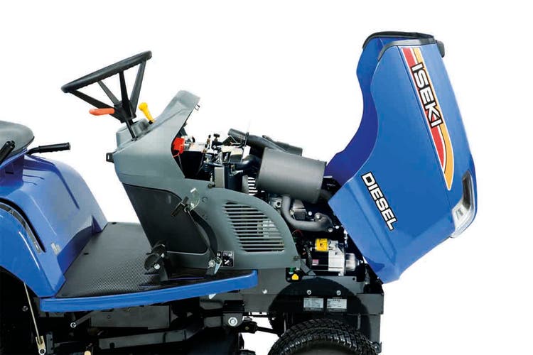 Detailaufnahme Iseki SXG 216+ Mähtraktor