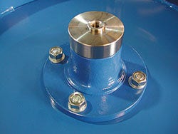 Detailansicht Iseki FM PRO-H mit Heckauswurf
