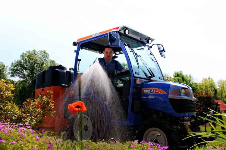Foto Ecotech Multi-Wash-System beim Bewässern