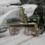 Bild Westa Profi Schneefräse 36-L im Einsatz