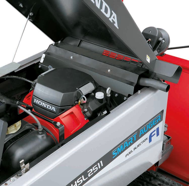 Detailansicht Honda HSL 2511 E Schneefräse