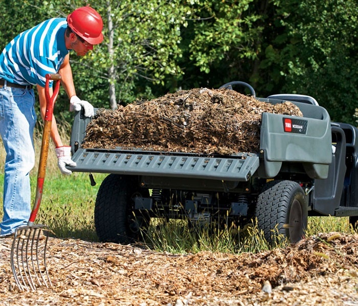 Abladen mit Toro Workman MDX