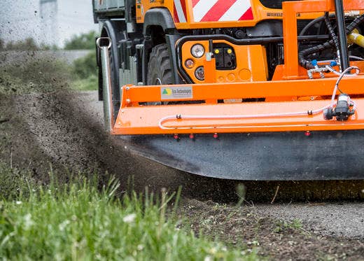 Detailansicht Ecotech R Kehrmaschine