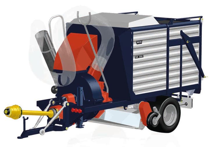Trilo SG 200 Kehr-Saug-Wagen