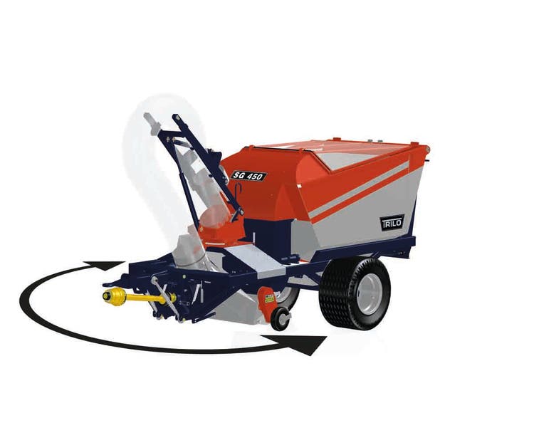 Trilo SG 450 Kehr-Saug-Wagen