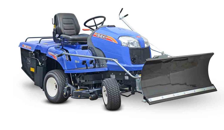 Iseki SXG 216+ Mähtraktor mit Planierschild