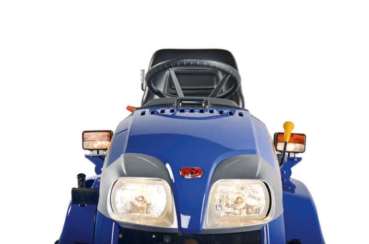 Detailaufnahme Iseki SXG 216+ Mähtraktor