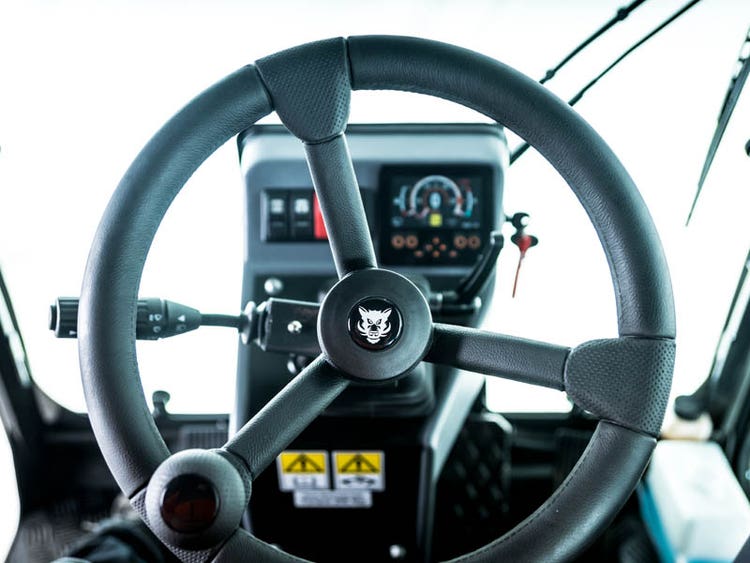 Lenkrad Detailansicht Multihog CL / CX Geräteträger