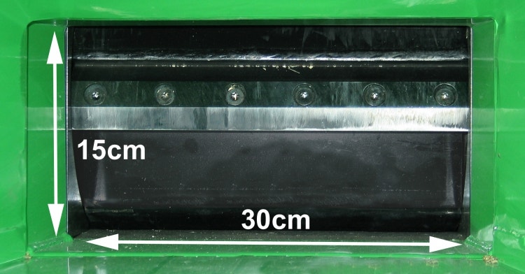 Detailansicht Peruzzo TB 100 Häcksler