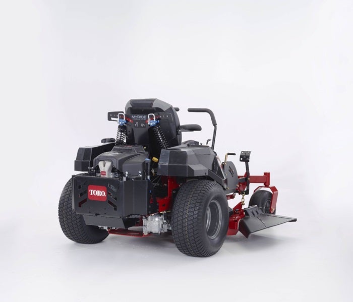 Toro TimeCutter HD XS 4850 CE MyRide Zero-Turn-Mäher von hinten