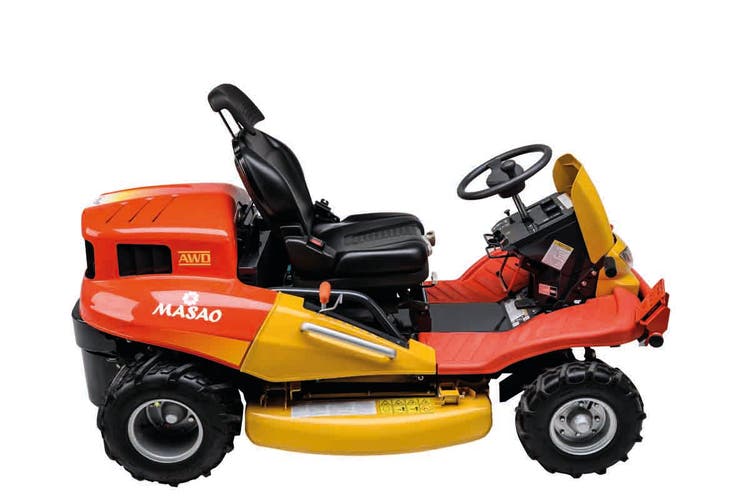 Seitenansicht Canycom Aufsitzrasenmäher CMX 227 Komfort - 4WD