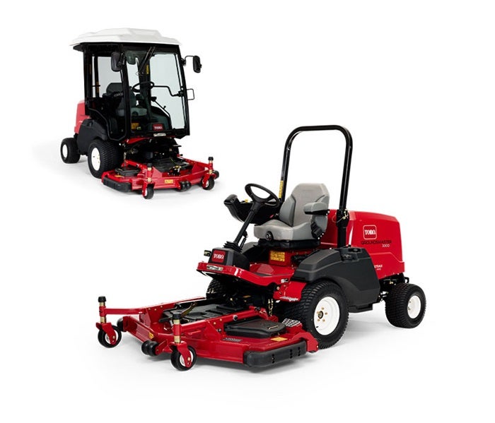Toro GroundsMaster 3200/3300 Frontdeckmäher in zwei Ausführungen mit Führerhaus und ohne