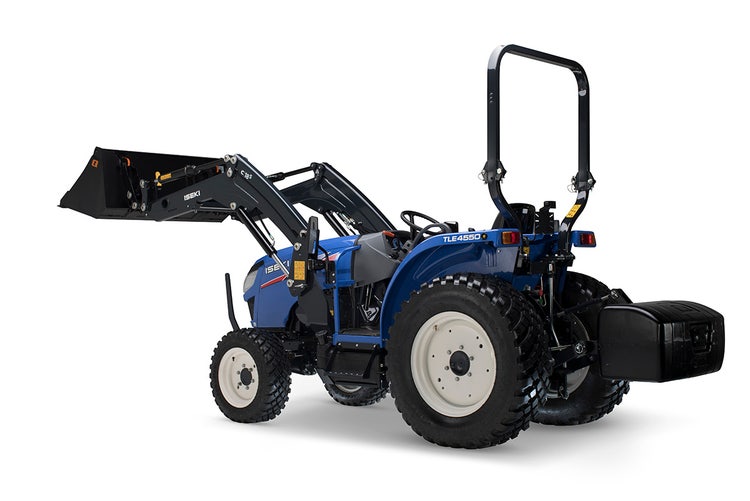 Diagonalansicht Iseki TLE 4550 AL Traktor