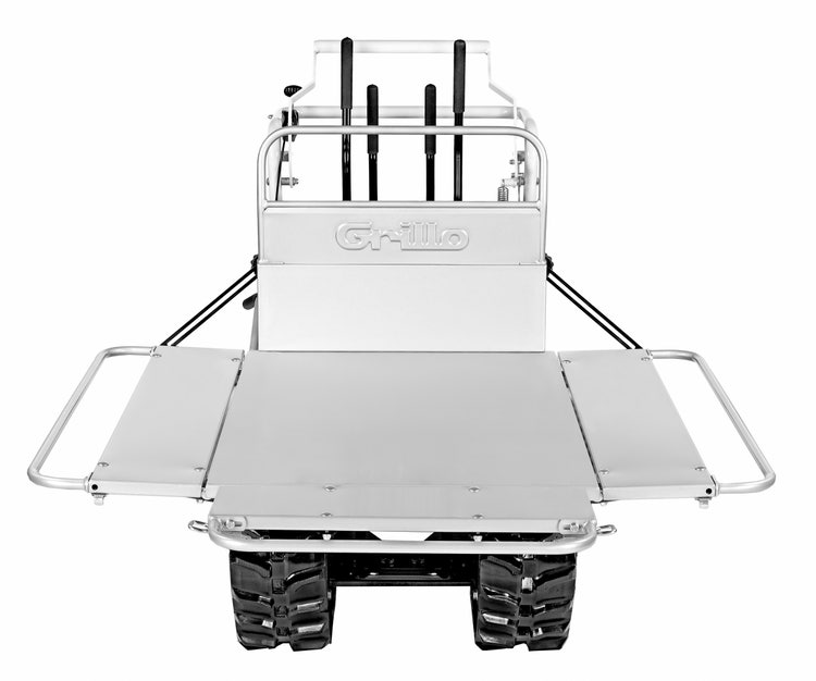 Laderampe geöffnet des Grillo Dumper 406