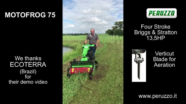 Video Peruzzo Motofrog 75 Hochgrasmäher