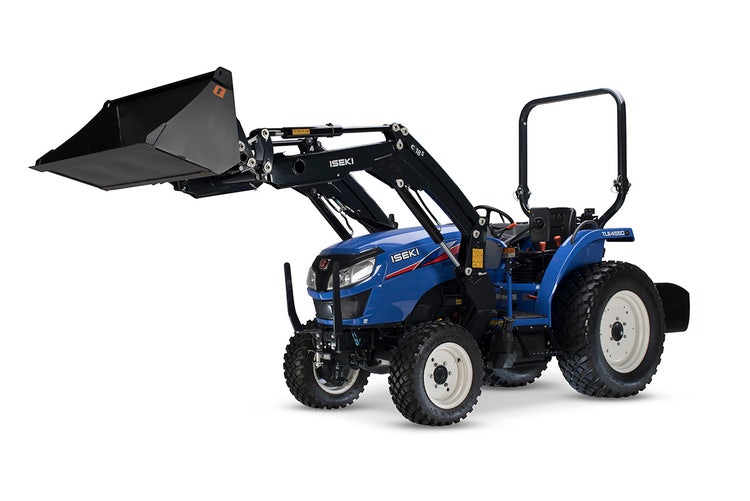 Seitenansicht Iseki TLE 4550 AL Traktor