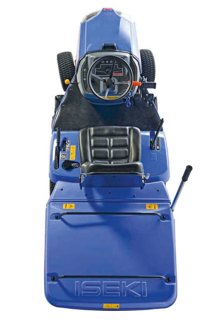 Detailaufnahme Iseki SXG 216+ Mähtraktor