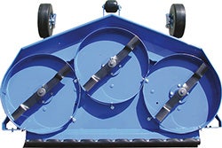 Messeransicht Iseki FM PRO-H mit Heckauswurf
