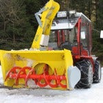 Westa Profi Schneefräse 36-L im Schnee