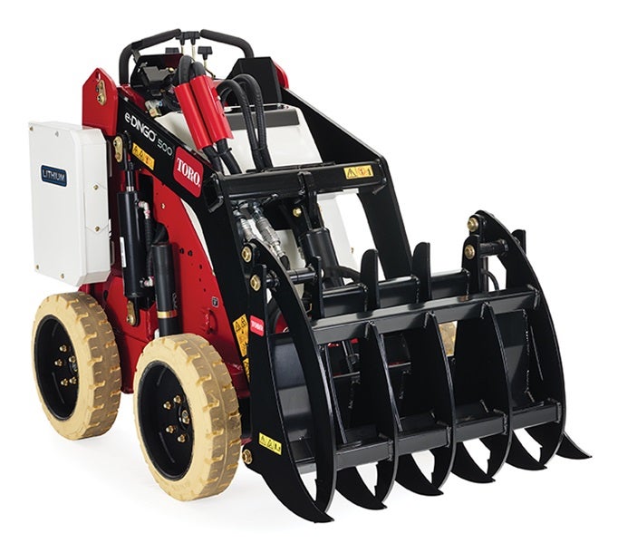 Toro e-Dingo 500 diagonale Ansicht