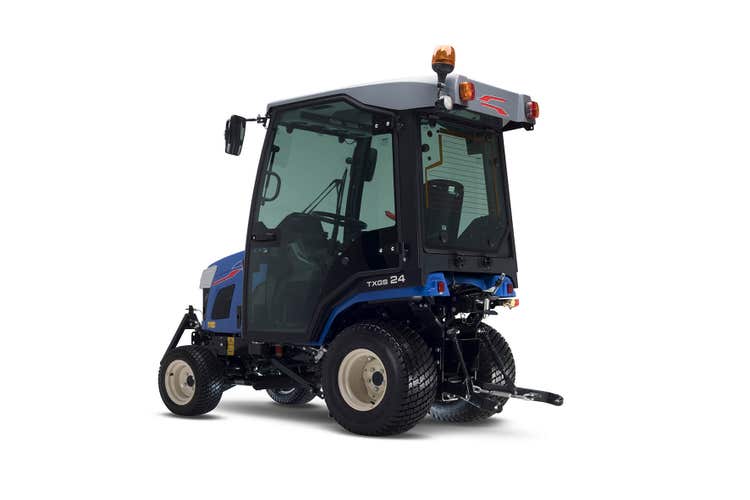 Seitenansicht von hinten Iseki TXGS 24 Traktor