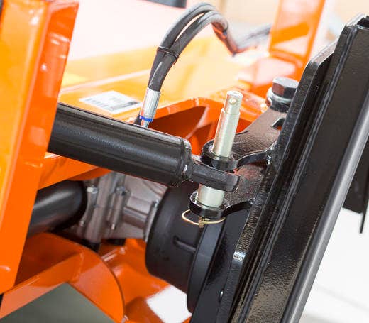 Detailansicht Ecotech RS Kehrmaschine